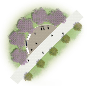 Exhibit C05-17. Typical Trailhead Key Plan