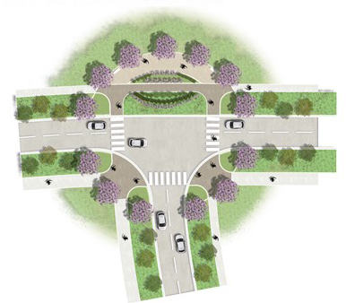 Exhibit C05-6. T-Intersection Key Plan
