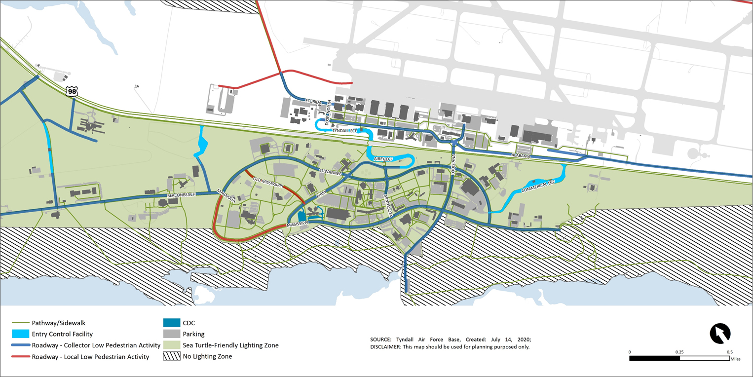 Exhibit C09-1. Lighting Criteria Map
